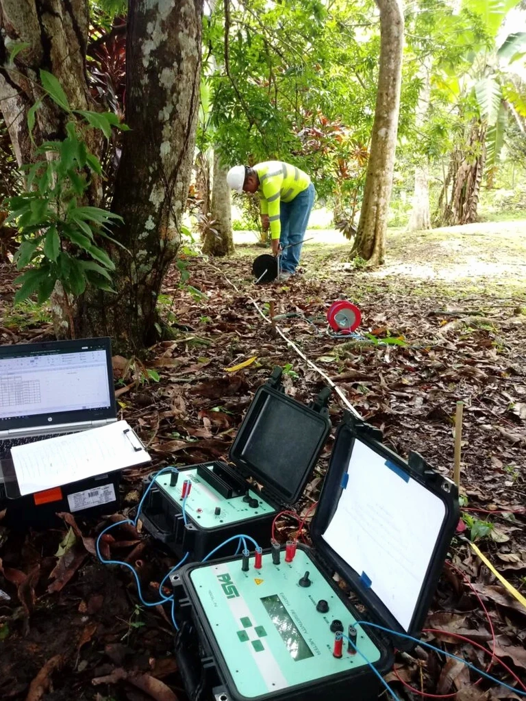 Illustrative image of Electrical resistivity / VES (Vertical Electrical Sounding) in Coffs Harbour